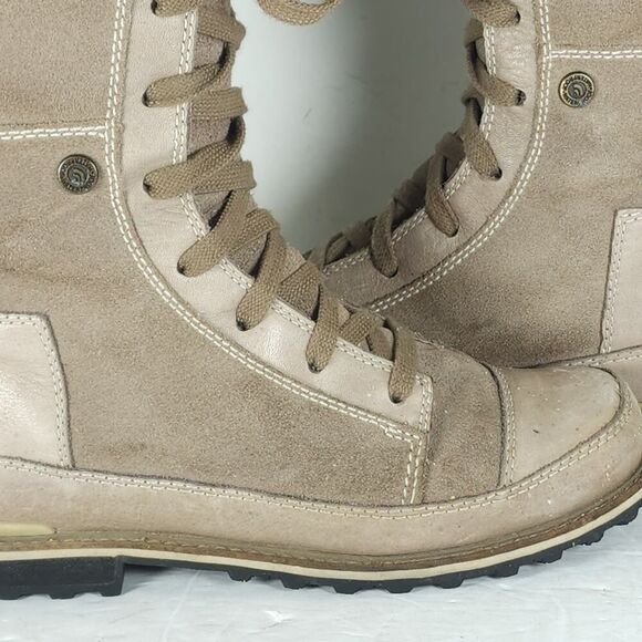 The North Face Women's Snowtropolis US6,5 Brown Suede Insulated Lace Up Boots - Picture 15 of 16